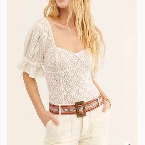 Free People Spring Fling Top NWOT